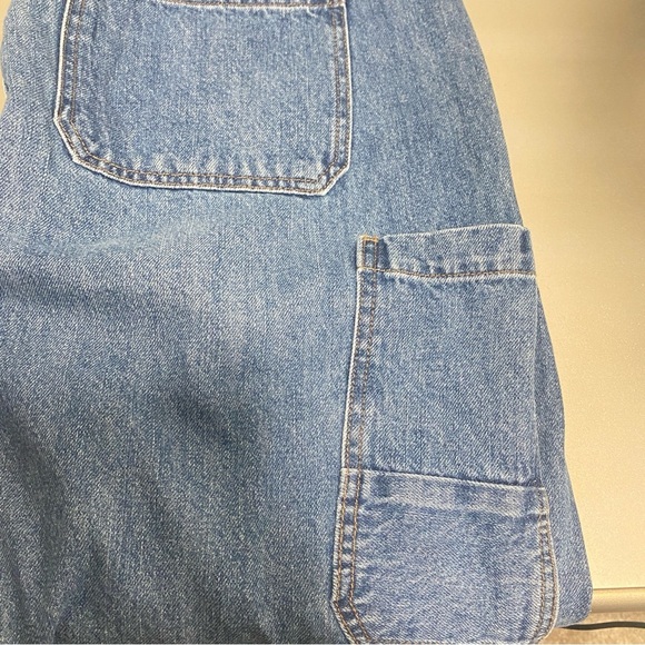 EUC Favorite Daughter The Mischa Super High Rise Utility Jeans in Paris -Size 34 - Picture 14 of 15